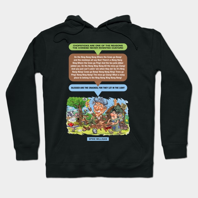 Spike Milligan Hoodie by PLAYDIGITAL2020